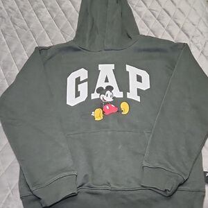 GAP Kids Dark Gray Hoodie with Mickey Mouse
